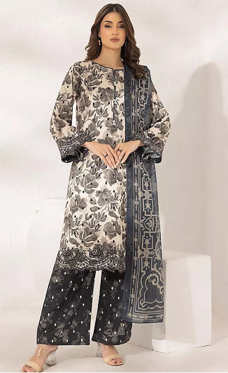 AIRJET BANDORIA LAWN DIGITAL PRINT 3Pc Vol code : 5013