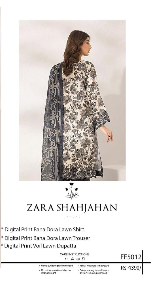 AIRJET BANDORIA LAWN DIGITAL PRINT 3Pc Vol code : 5013
