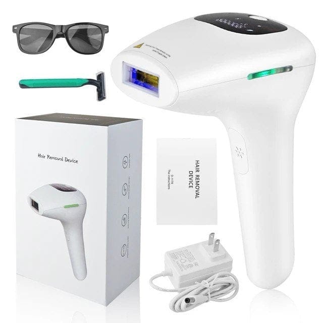 Daling Unisex Full Body IPL Permanent Laser Hair Removal Device, Long life quartz bulb with up to 50,0000 flashe
