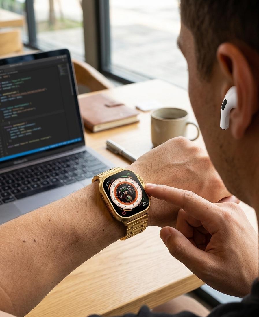 Maixinn Max2000 AMOLED Smart Watch with Wireless Earbuds Combo