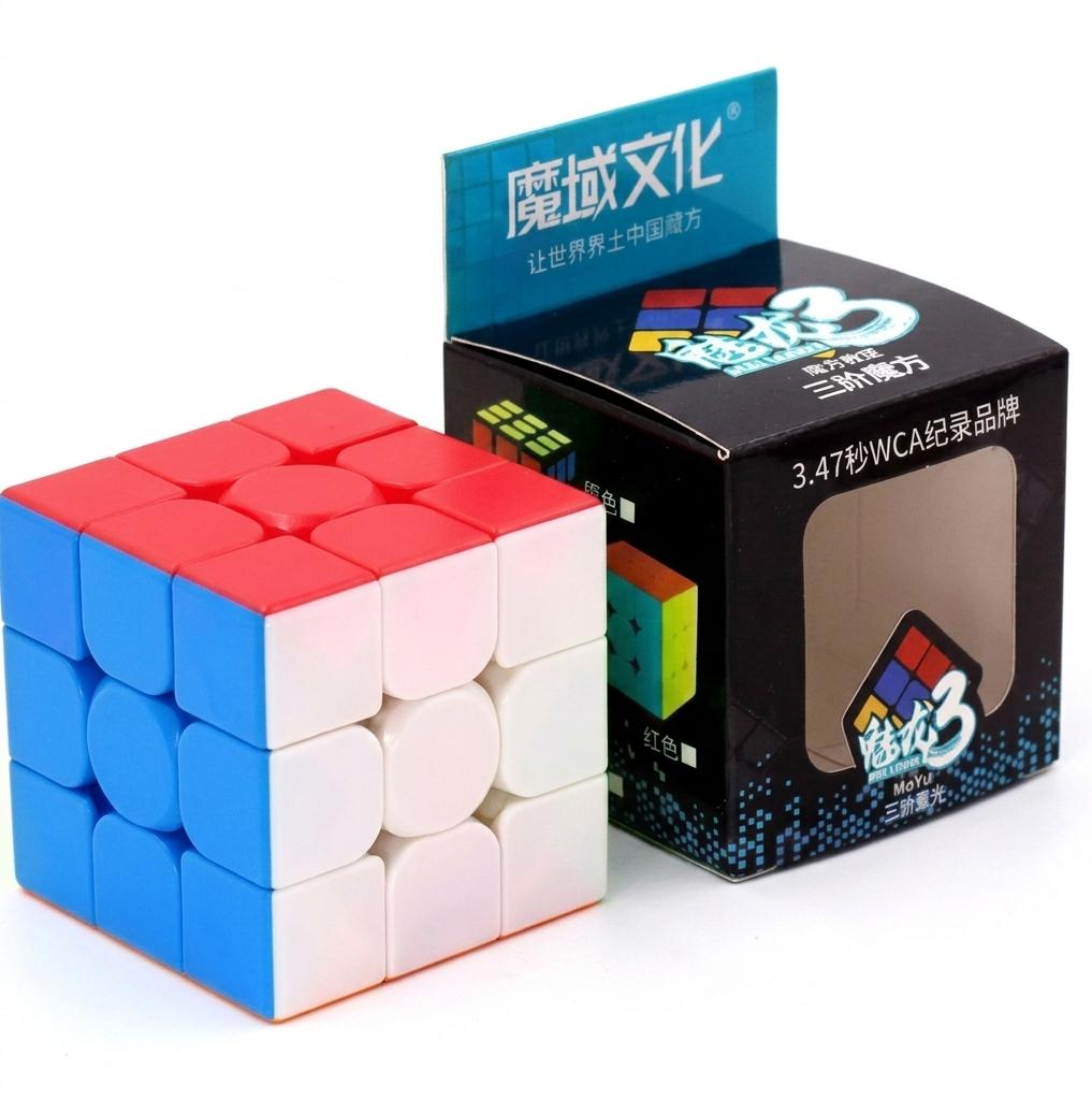 Moyu Meilong 3x3 Speed Cube, Professional Stickerless Magic Cube Puzzle Toy