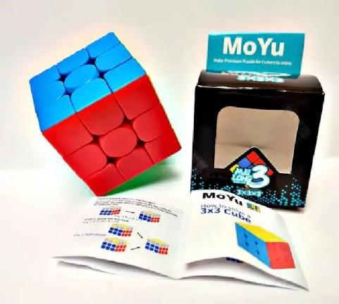 Moyu Meilong 3x3 Speed Cube, Professional Stickerless Magic Cube Puzzle Toy