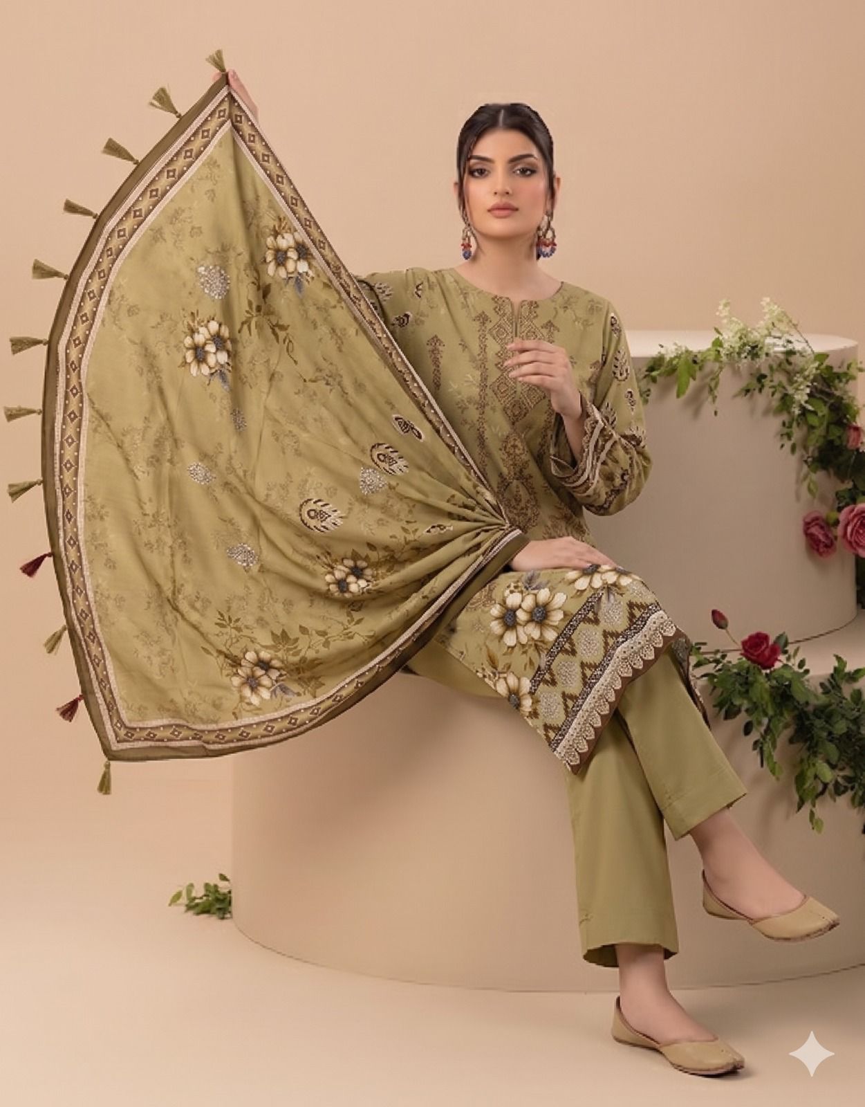 MARIA B LUXURY DIGITAL PRINT 90/88  EMBROIDERY VOLUME