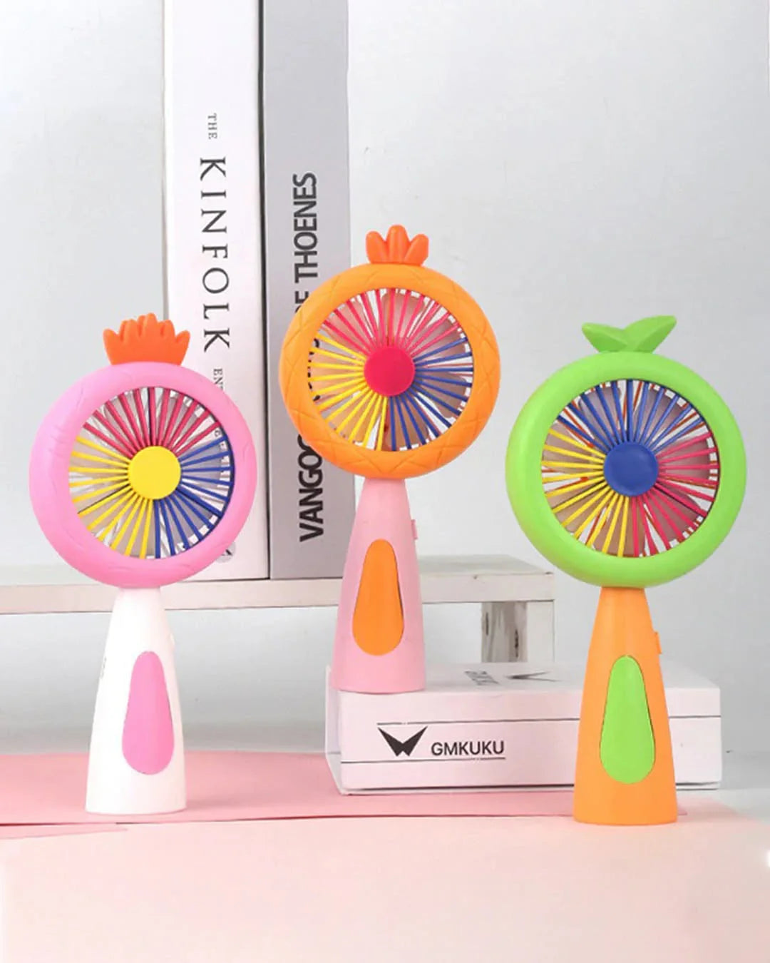 Rechargeable & Portable LED Lighting Mini Fan Electric ...