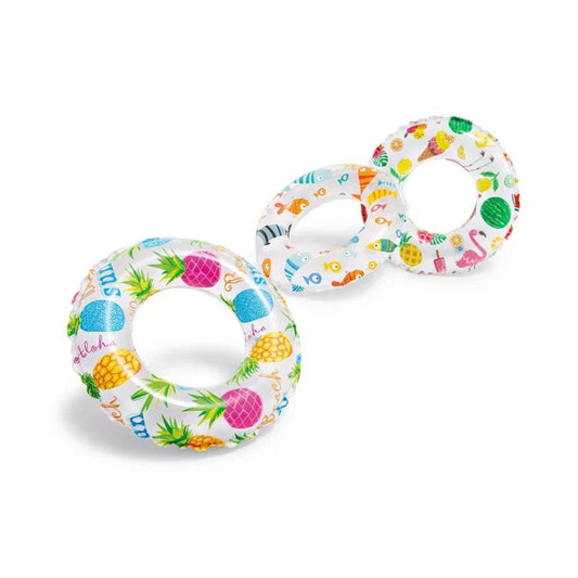 Intex 20in Lively Print Swim Rings IT 59230NP 2 pcs pack