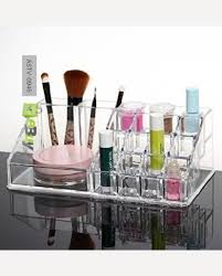 16-compartment cosmetic organizer
