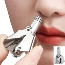 Manual Nose Hair Trimmer for Men & Women – Stainless Steel, Battery-Free, Washable, Painless, Ear & Facial Hair Remover, Portable Grooming Tool