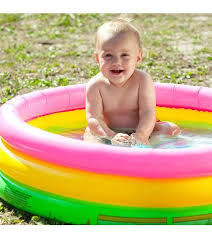 Sunset Glow Rainbow Inflatable Swimming Pool 45" x 10" (57412)