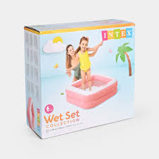 Intex Play Box Inflatable Kiddie Pool 34X34X10IN