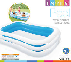 Swim Center® Aqua Inflatable Family Pool