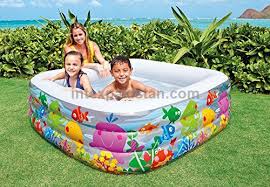 INTEX Swim Center Clear View Aquarium Pool ( 62.5" L x 62.5" W X 19.5" H )