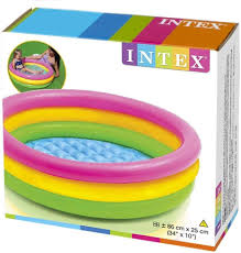 INTEX Sunset Glow Baby Pool ( 34" X 10" )