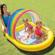 Intex Rainbow Arch Spray Pool 58" x 51" x 34"