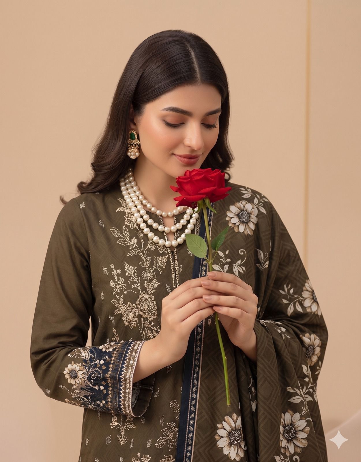 MARIA B LUXURY DIGITAL PRINT 90/88  EMBROIDERY VOLUME