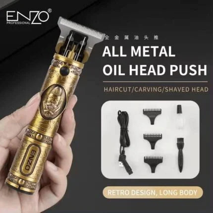 Enzo Professional Vintage T-Blade Wet Dry Hair Trimmer EN-5036B
