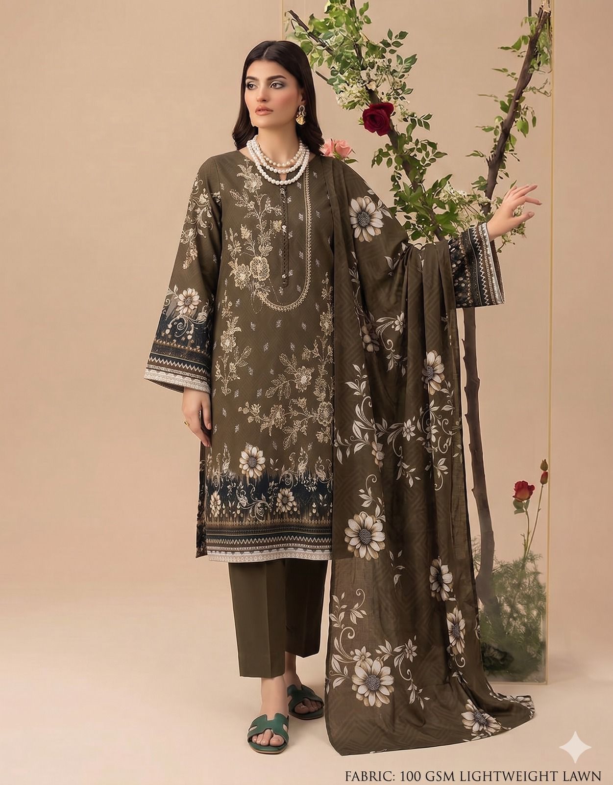 MARIA B LUXURY DIGITAL PRINT 90/88  EMBROIDERY VOLUME