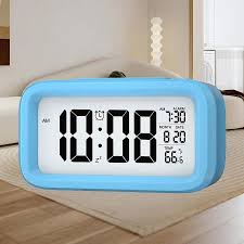 Digital Bedside LED Alarm Desktop Clock BLUE