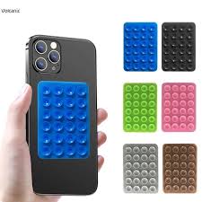Sticky Suction Pad Phone Mount: Silicone Double-Sided, Residue-Free Grip For Multiple Surfaces