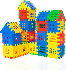 Colorful Waffle Building Blocks - Brain and Educational Little Tikes Block Toys for kids
