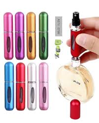 5ml Portable Mini Refillable Perfume Atomizer Set – Travel-Friendly Empty Spray Bottles with Easy Bottom-Fill Technology for Perfume, Scent, & Aftershave