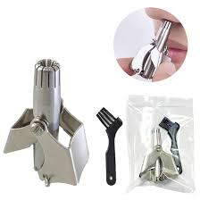 Manual Nose Hair Trimmer for Men & Women – Stainless Steel, Battery-Free, Washable, Painless, Ear & Facial Hair Remover, Portable Grooming Tool