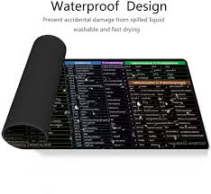 Extended Shortcut Key Mouse Pad – Ultimate Productivity Desk Mat for Professionals & Gamers