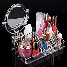 16-compartment cosmetic organizer
