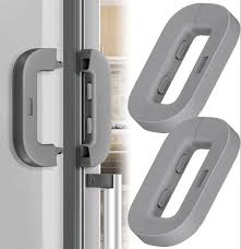 Child Proof Refrigerator Lock – Double Button Safety Latch for Fridges & Freezers | Strong Adhesive, No-Drill Baby Safety Lock