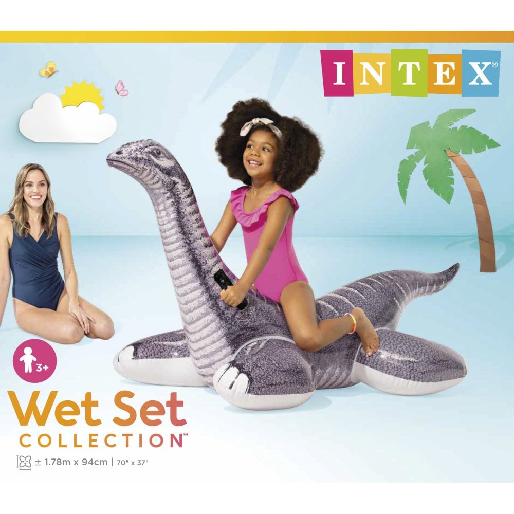 Intex Brontosaurus Ride-On – 1.78m x 94cm |