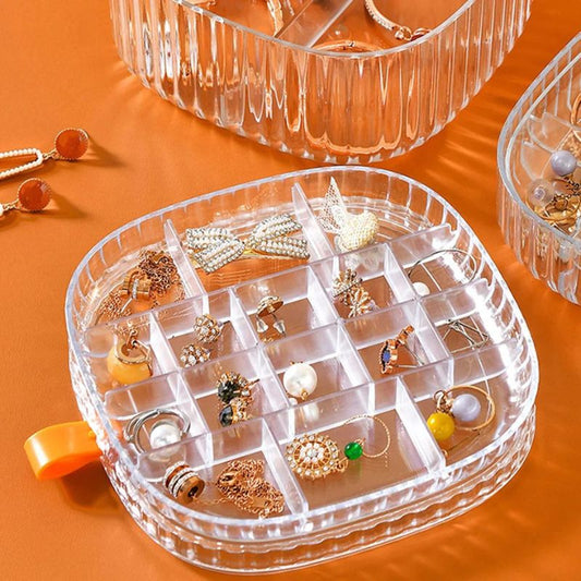 Transparent Crystal Jewelry Organizer