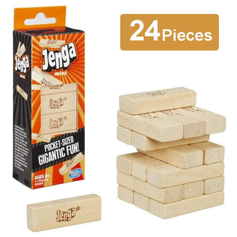 Hasbro Gaming Jenga Tower Wooden Blocks Game for Kids ...