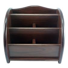 Proddetail  polished wooden pen stand