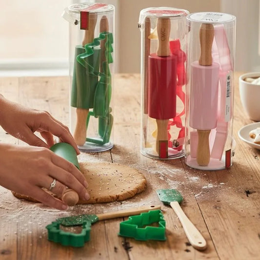 Cookie Baking Set with Rolling Pin & Cookie Cutters Gift Set