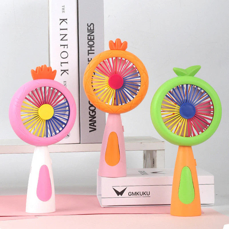 LED Rechargeable Handheld Mini Fan