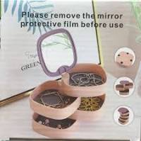 Rotating Jewelry Organizer Storage Box