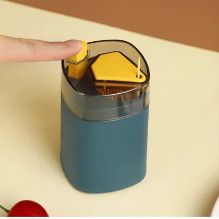 Button Press Toothpick Dispenser Box – Push Button Hygienic Toothpick Holder for Home, Office & Restaurants