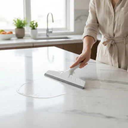 Window Squeegee for Glass Cleaning and Kitchen Counter Wiper