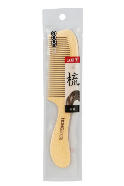 HONGXIEEI Wooden Hair Comb – Anti-Static Natural Bamboo Comb for Hair Detangling & Styling – Ideal for Men & Women